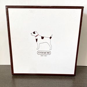 Coach Cute Dog Collar Dusk Brown